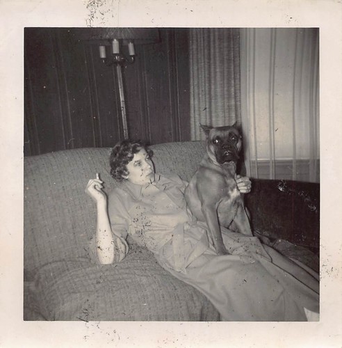 Vintage donna divano - , sdraio