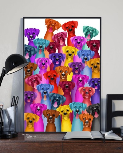 Boxer multi cani divertente - boxer,